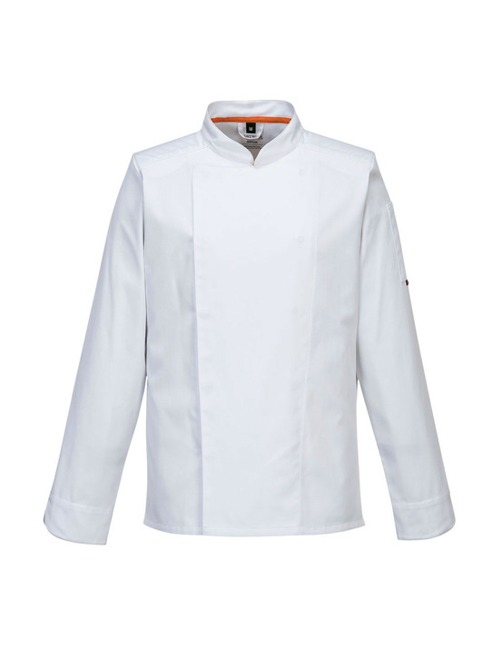 Veste cuisine meshair pro l/s couleur : blanc taille xl - portwest