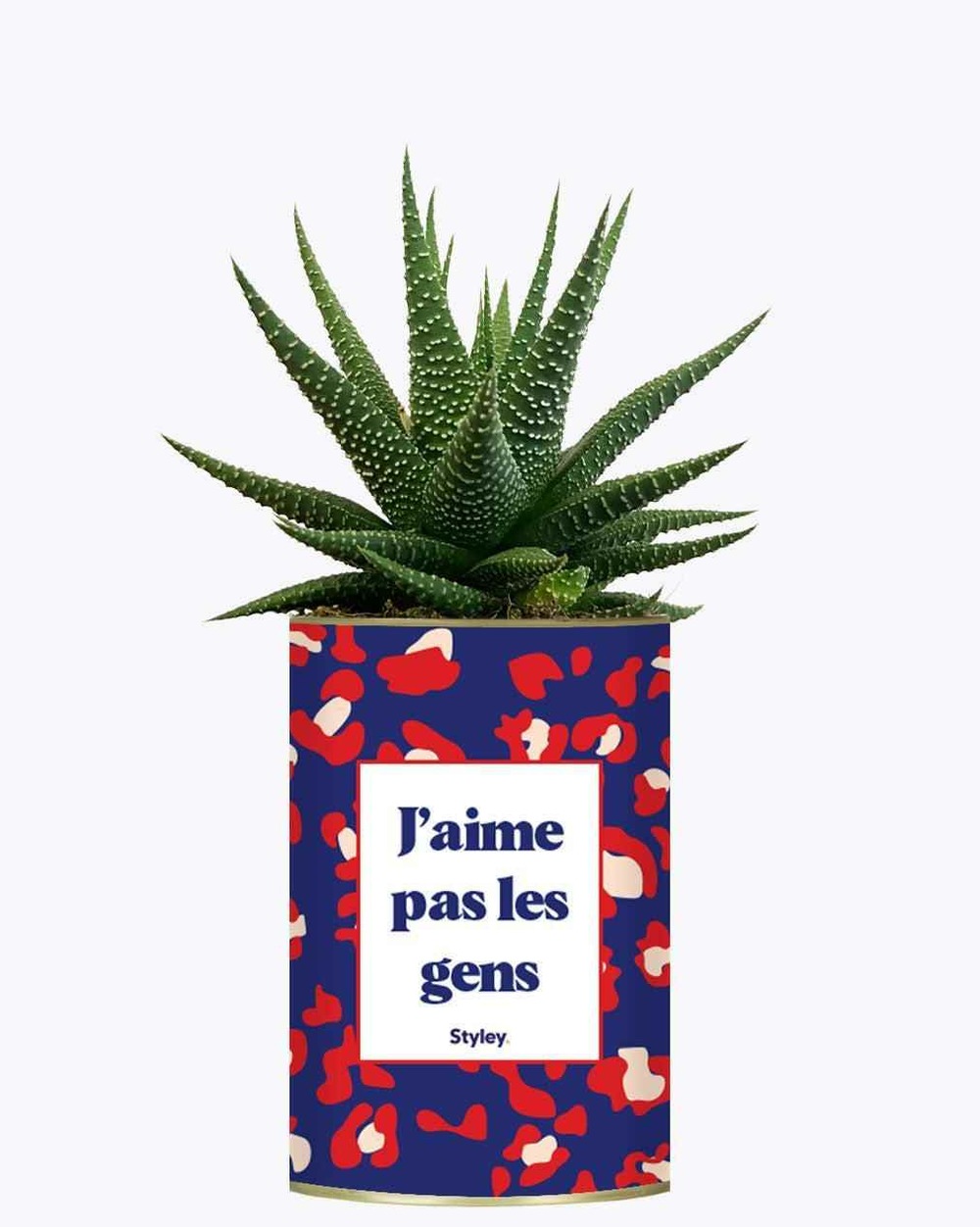 Plante personnalisée - j'aime pas les gens - plante