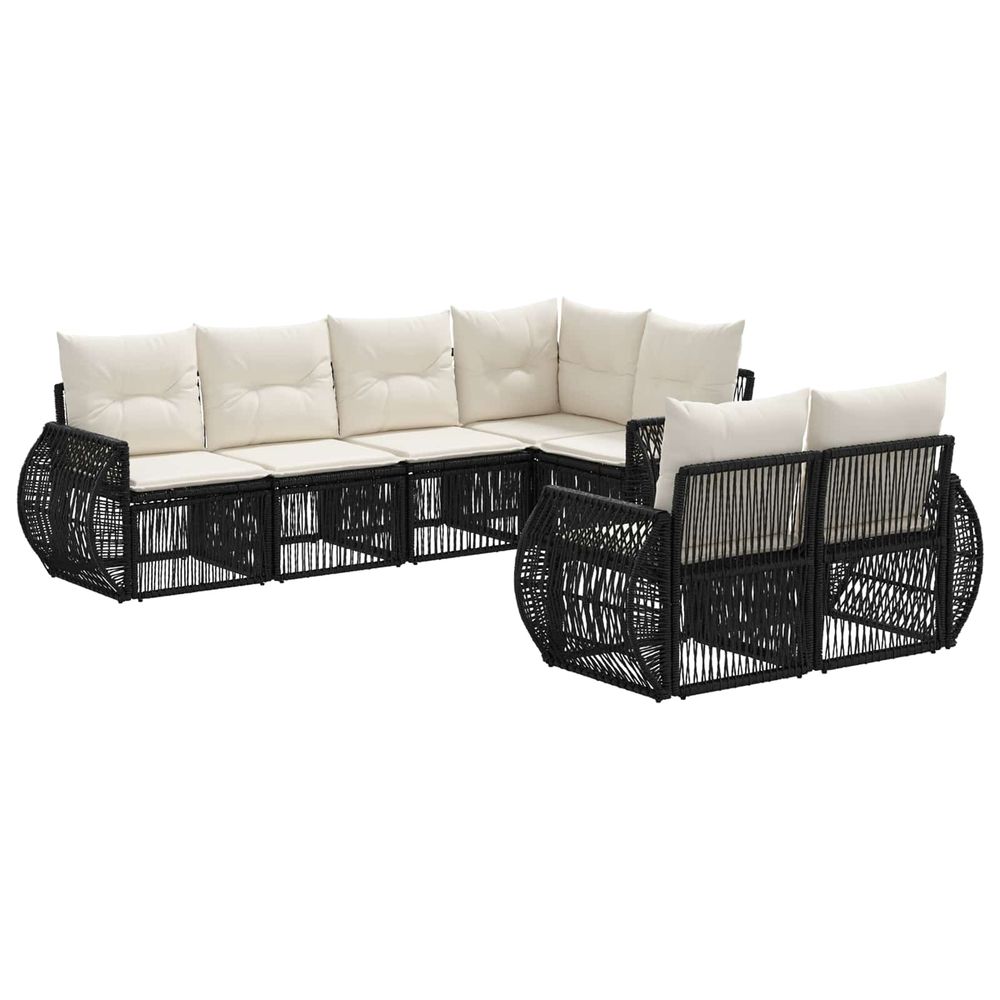 Ensemble de canapé de jardin 7 pc 7-nombre de places