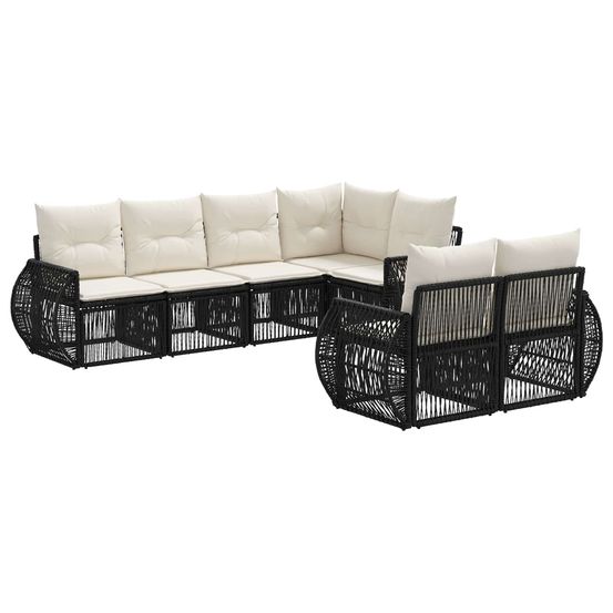 Ensemble de canapé de jardin 7 pc 7-nombre de places