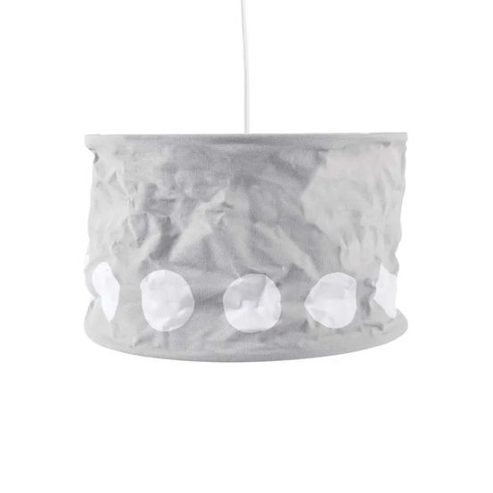 Kids concept lampe à suspendre gris bleu points blanc