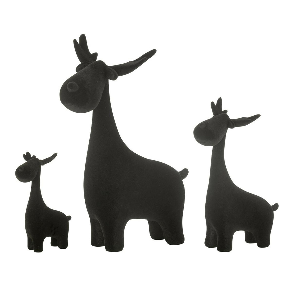 Lot de 3 cerfs déco 