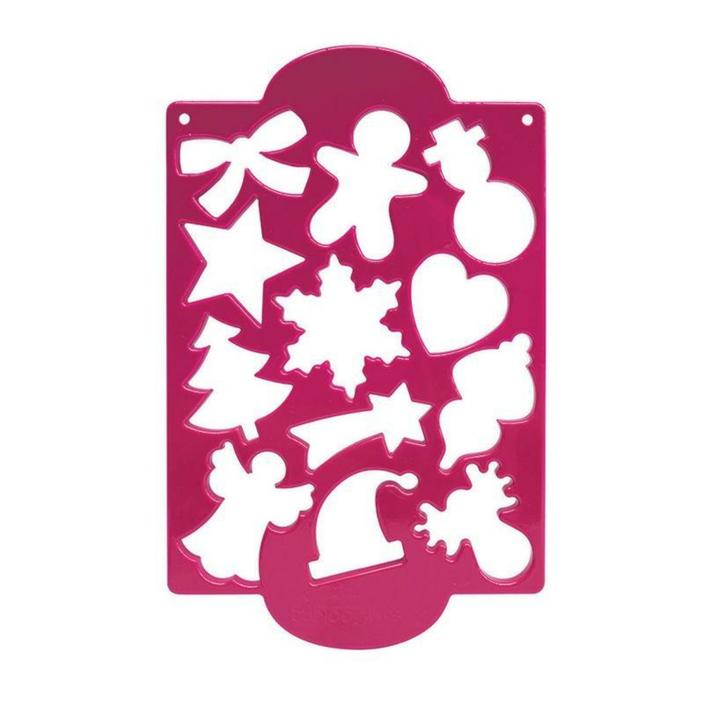 Plaque découpoirs biscuits de noël