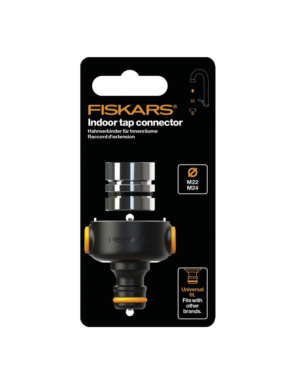 Nez de robinet intérieur confort m22x1 m24x1 - fiskars