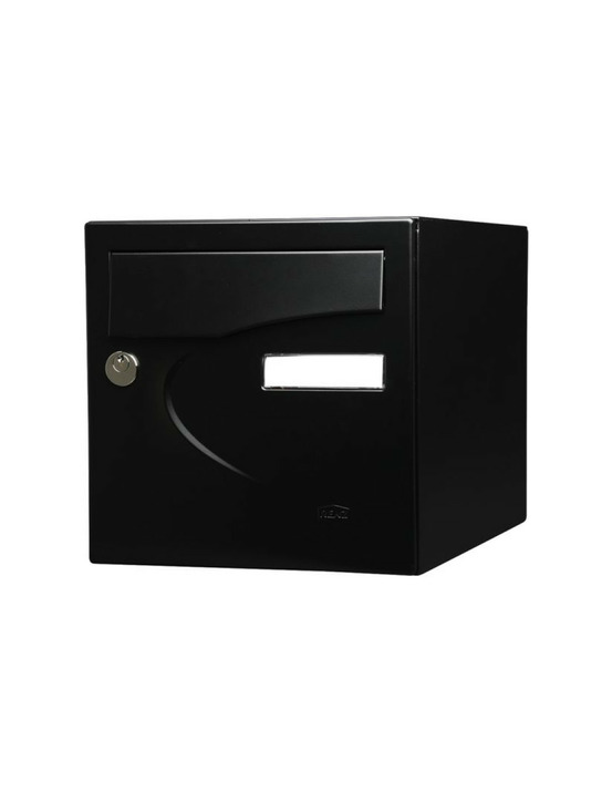 Boîte aux lettres preference 1 porte noir mat 9005 - renz