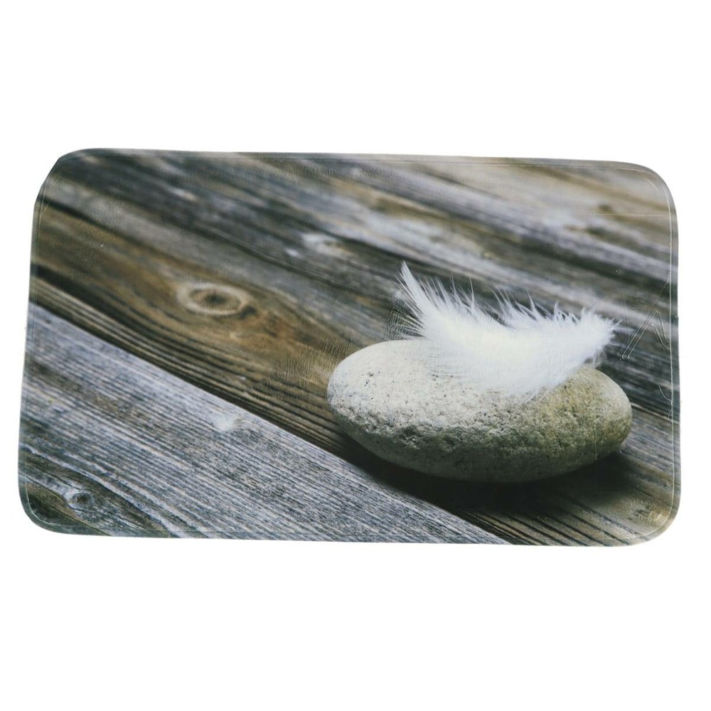 Tapis microfibre imprime 45x75 cm - divine