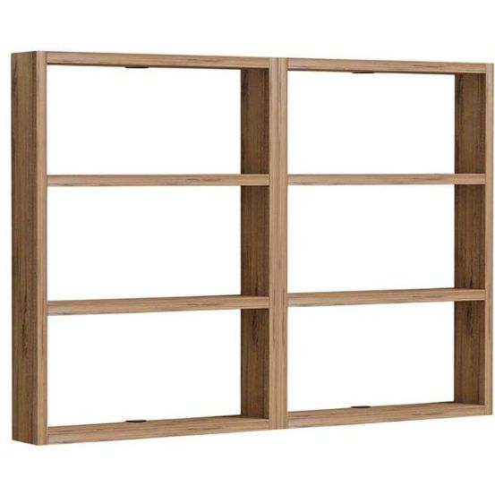 Etagère murale en agglomeré hexa pin