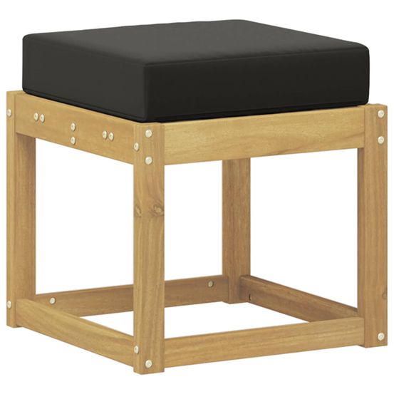 Banc de jardin bois d'acacia massif blanc