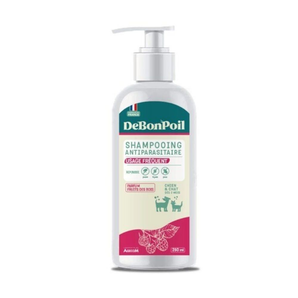 Shampooing 2 en 1 parfumé debonpoil chien chat 250 ml