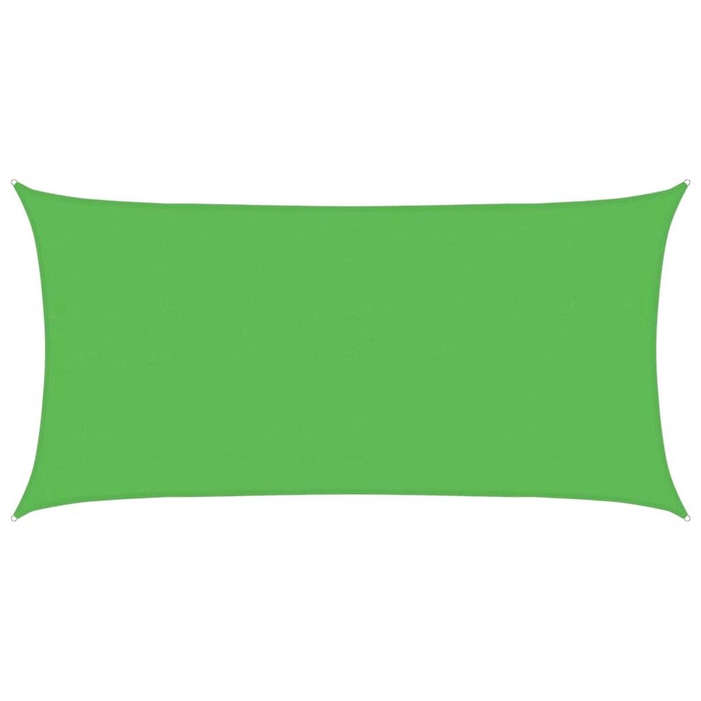 Voile d'ombrage 160 g/m² vert clair 4x7 m pehd