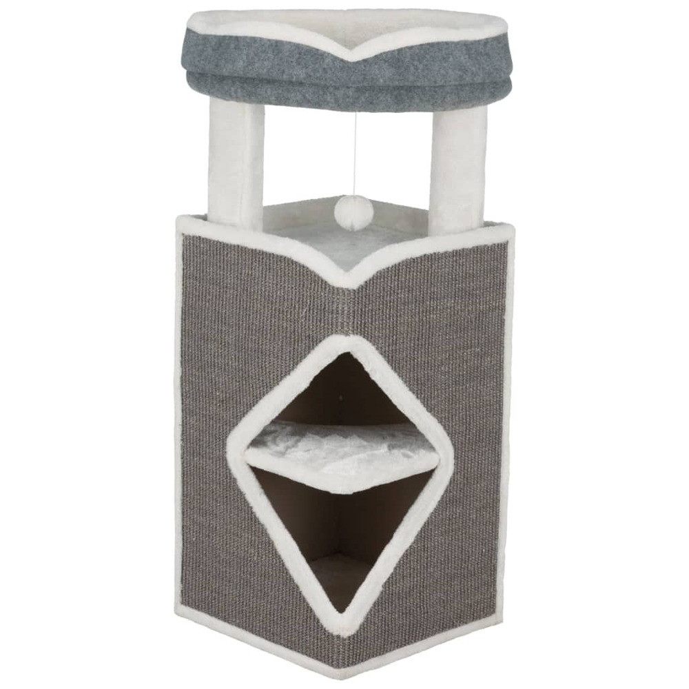 Tour pour chats arma gris bleu et blanc