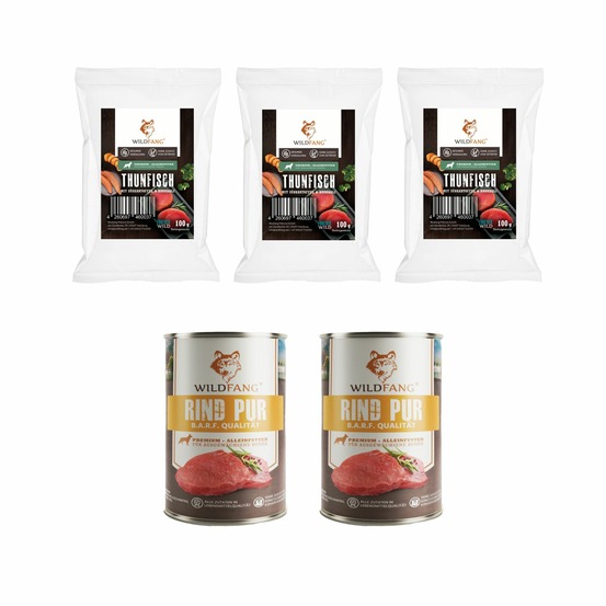 Wildfang - coffret gourmet adulte - aliments secs et humides - boeuf