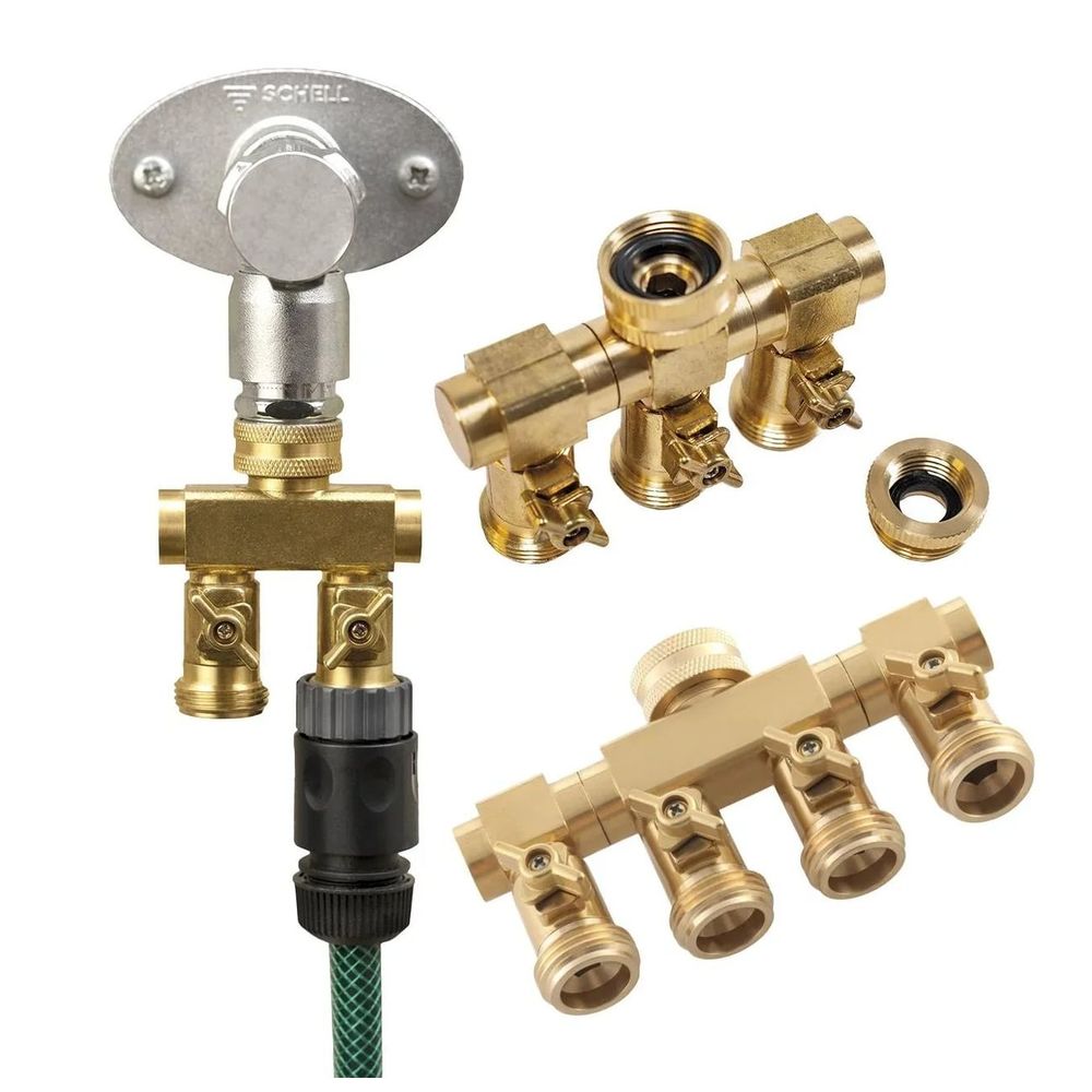 Distributeur d'eau 2 voies filetage mâle 3/4