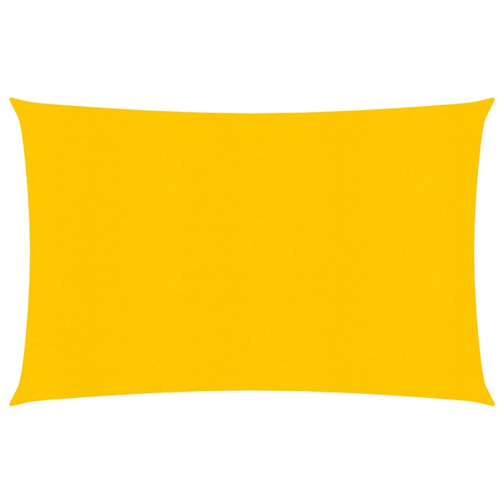Voile d'ombrage 160 g/m² 3 x 4 m pehd jaune