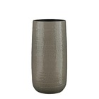 Mica decorations vase floyd - 25x25x50 cm - céramique - gris