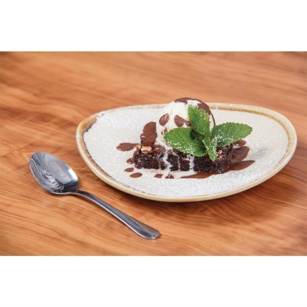 Assiette triangulaire 280 mm - lot de 4 - olympia