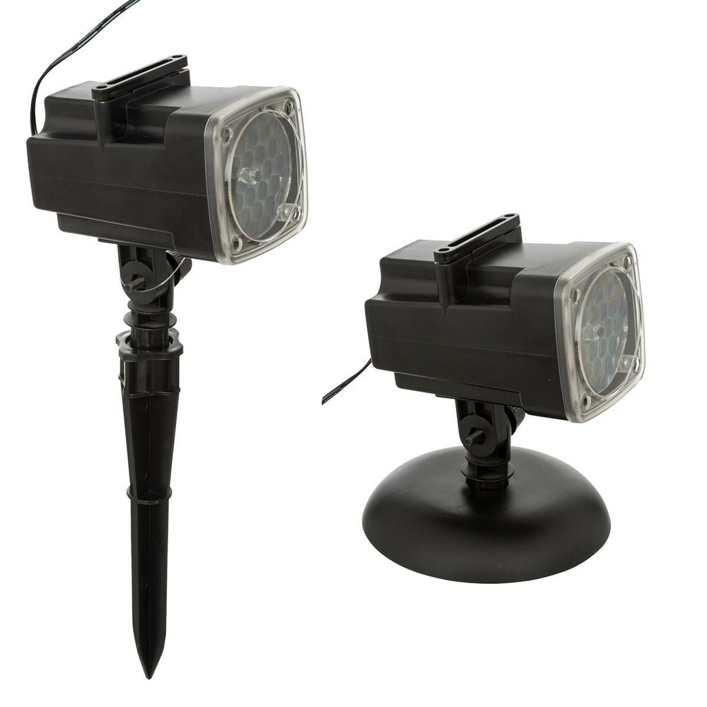 Projecteur lumineux 4 films 1 led extérieur blanc froid