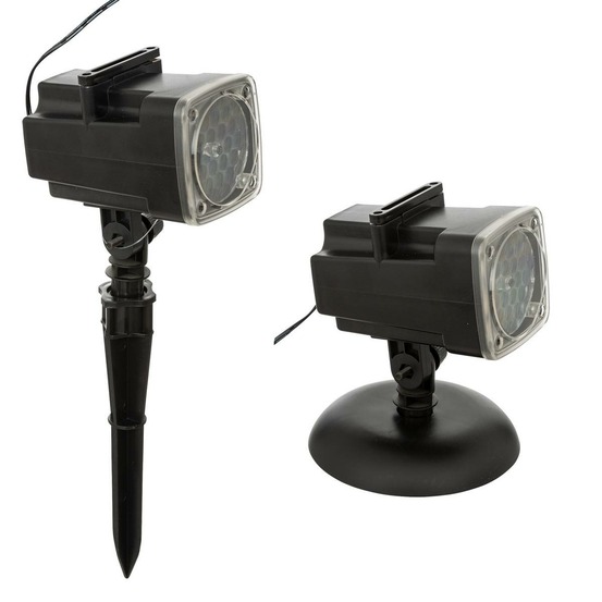 Projecteur lumineux 4 films 1 led extérieur blanc froid