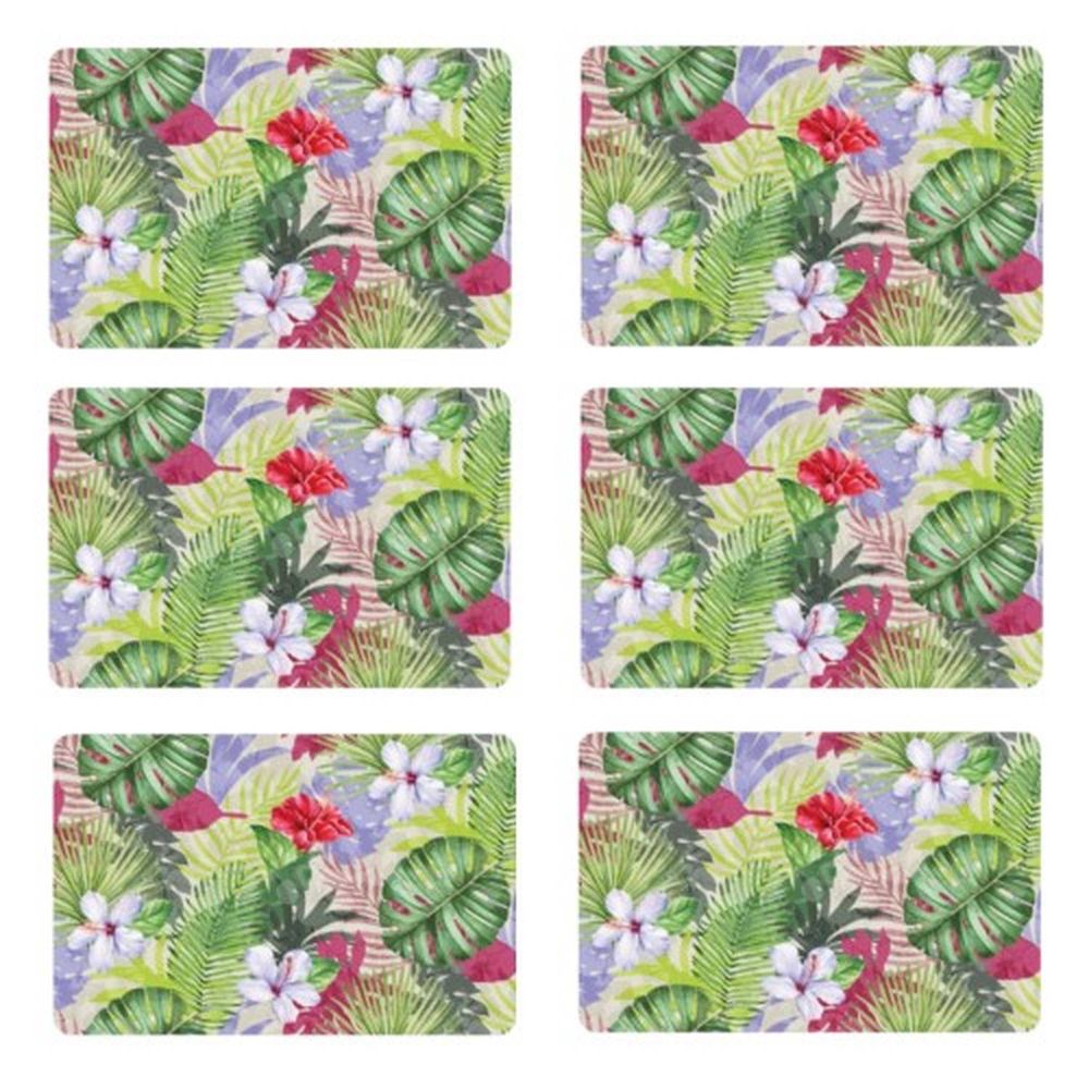 Lot de 6 sets de table ibis - 28 x 43 cm - vert