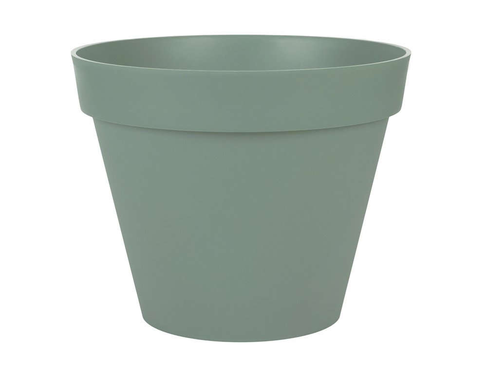 Pot de fleurs rond toscane ø 48 x h.40 cm - vert laurier