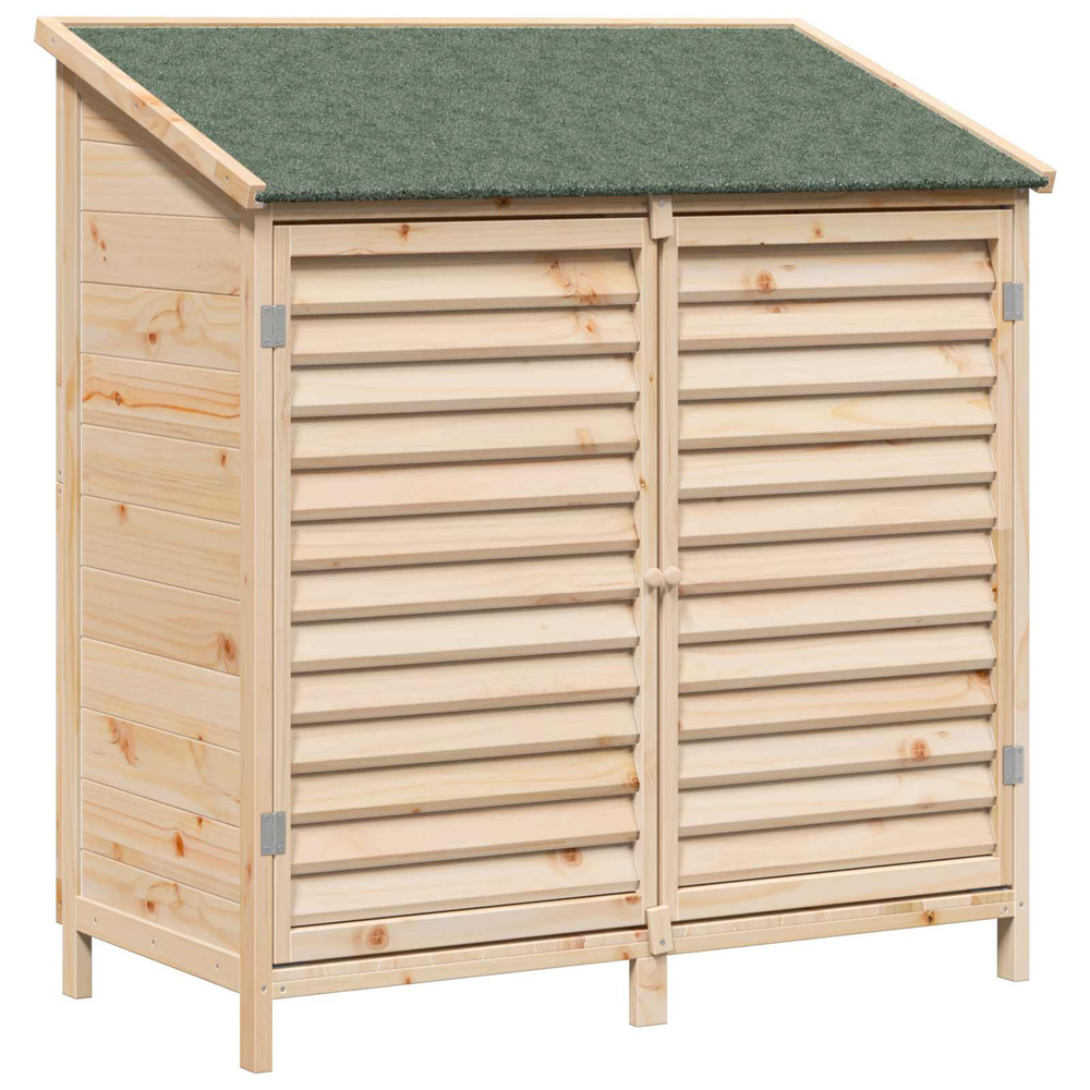 Abri de jardin naturel 106 x 56 x 113,5 cm bois de sapin massif