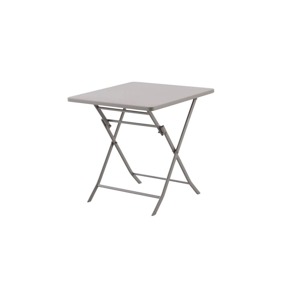Table de jardin greensboro 2 places pliable café 70x70cm