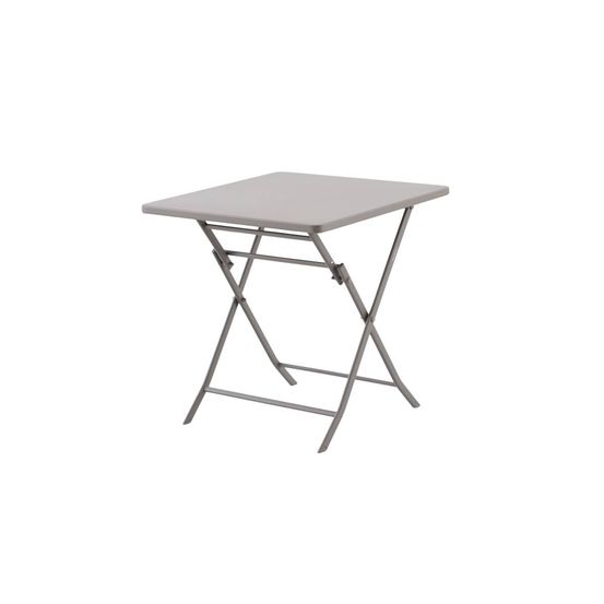 Table de jardin greensboro 2 places pliable café 70x70cm