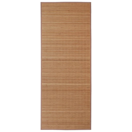 Tapis en bambou brun àlatte 80x300cm