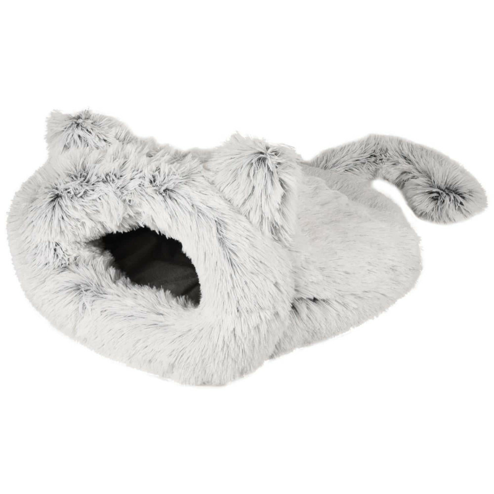 Sac cachette en forme de chat, alba blanc, pour chat.