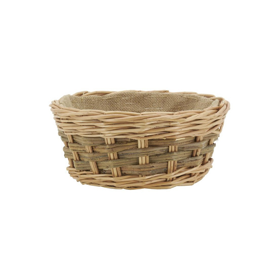 Corbeille à pain en osier et jute