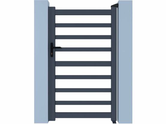 Portillon aluminium ajouré