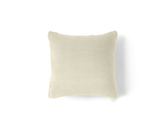 Crocus - coussin - en fausse fourrure - 35x35 cm