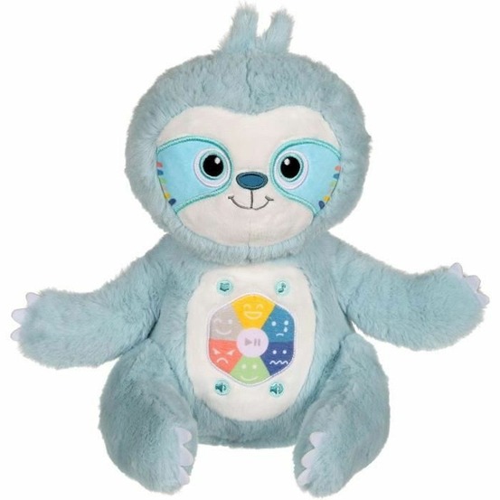 Peluche interactive musicale et conteuse d'histoires siméon, mon conteur d'emotions 28 cm
