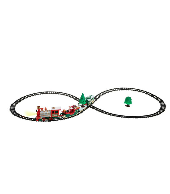 Coffret 22 pièces train électrique musical avec accessoires