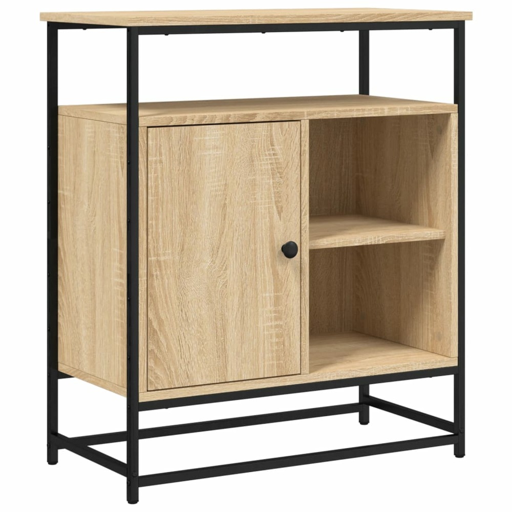 Buffet bahut commode armoire meuble de rangement organisateur cuisine salle de séjour salon sonoma 69 x 35 x 80 cm bois d'ing