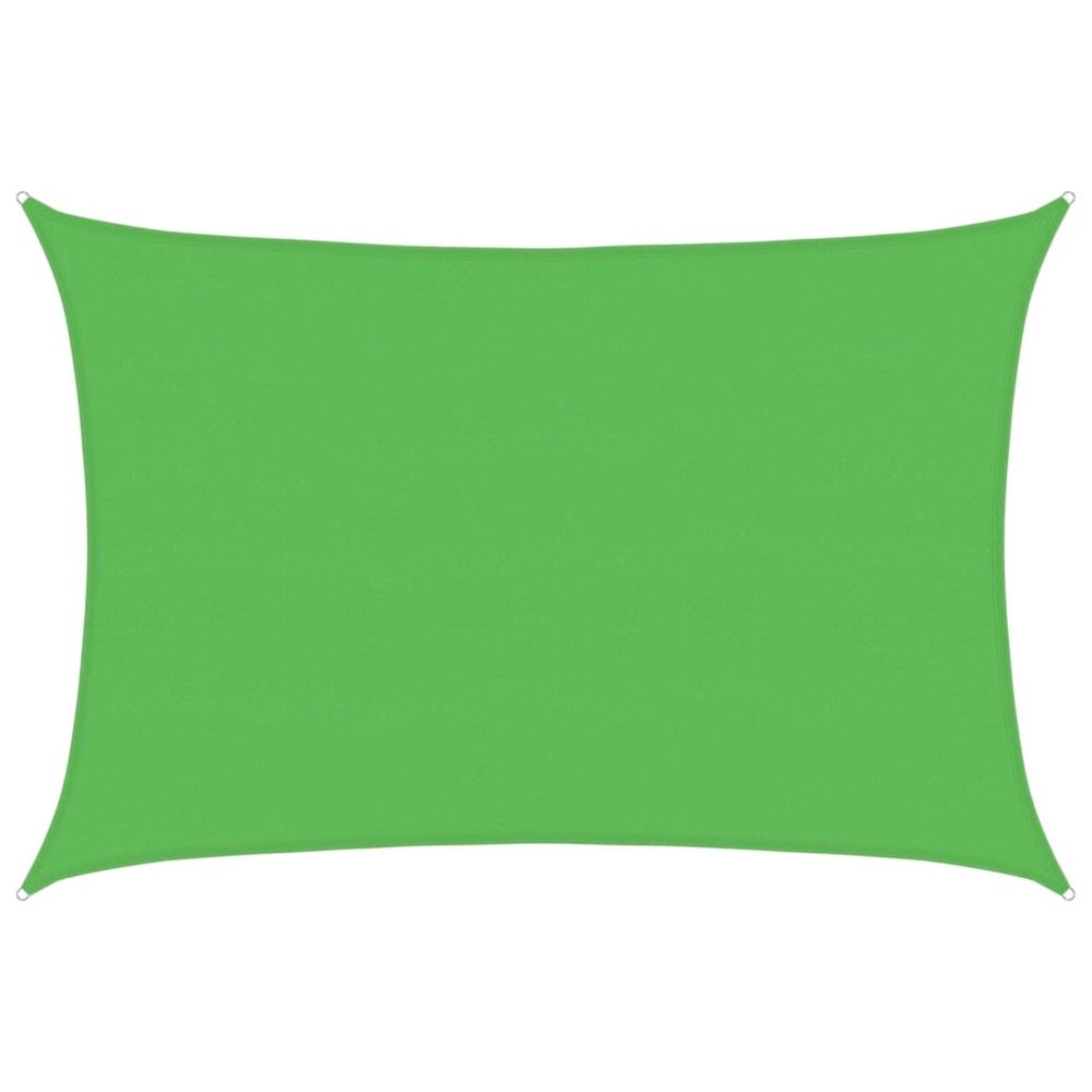 Voile d'ombrage 160 g/m² vert clair 5x7 m pehd