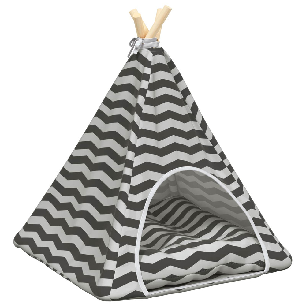 Teepee pour animaux de compagnie avec coussin 50 x 50 x 60 cm