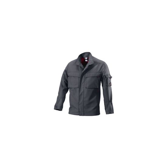 Blouson bperformance gris foncé confort, résistance, polyester coton - plasto