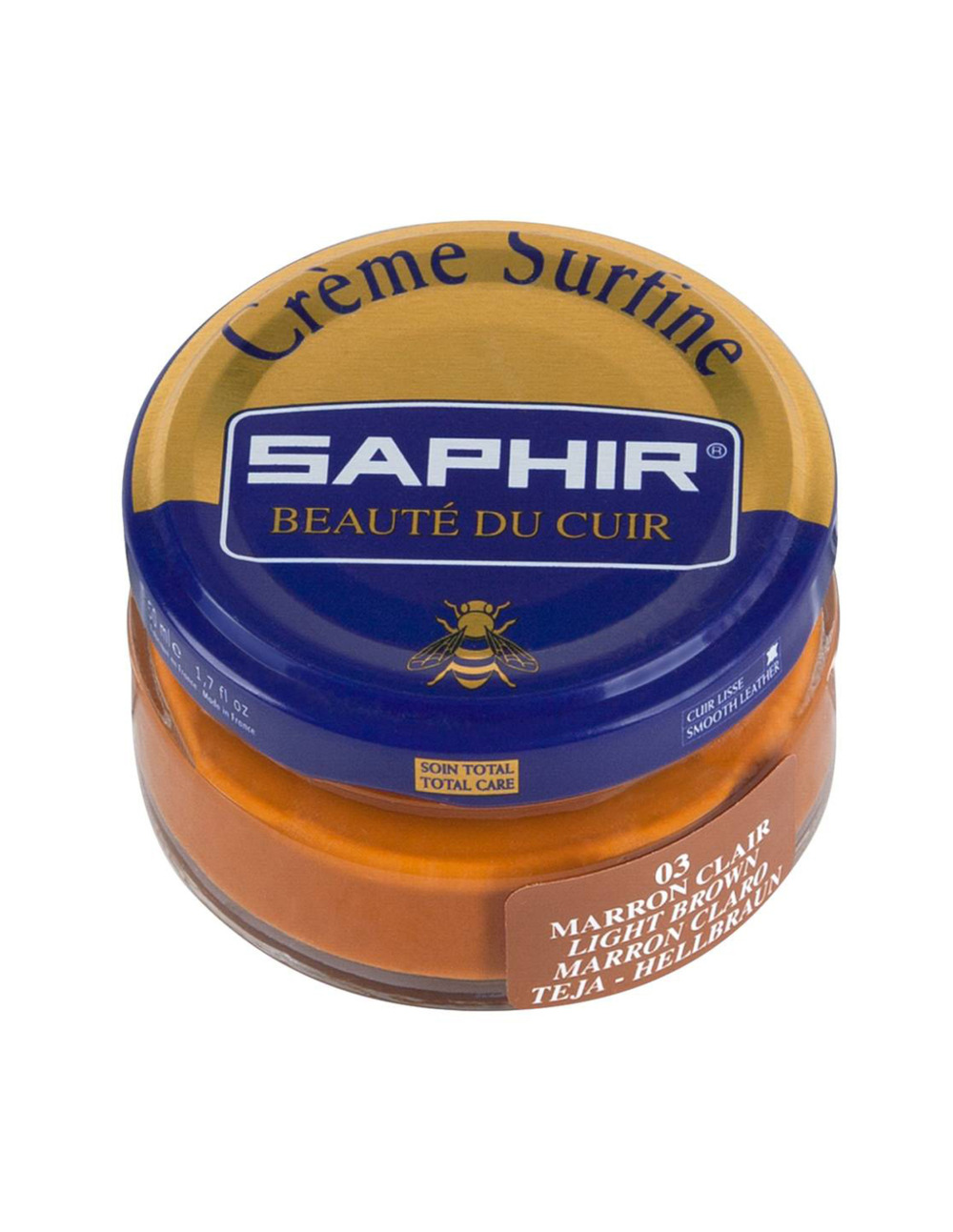 Crème surfine pommadier 50 ml - saphir