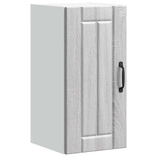 Armoire murale de cuisine lucca sonoma gris bois ingénierie