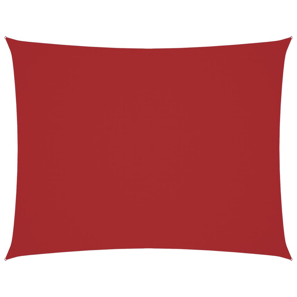 Voile de parasol tissu oxford rectangulaire 2x3 m rouge