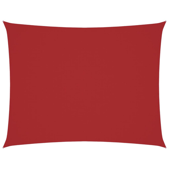 Voile de parasol tissu oxford rectangulaire 2x3 m rouge