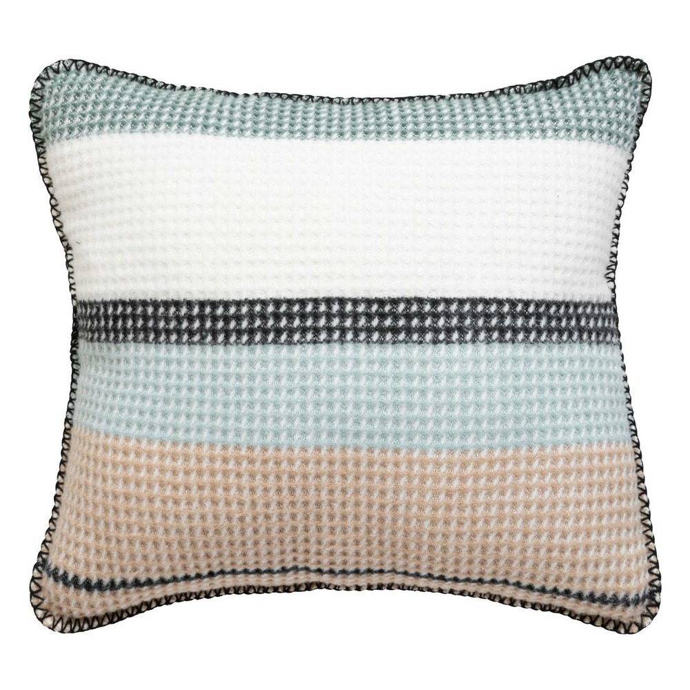 Coussin owen rayures bleu 45x45cm