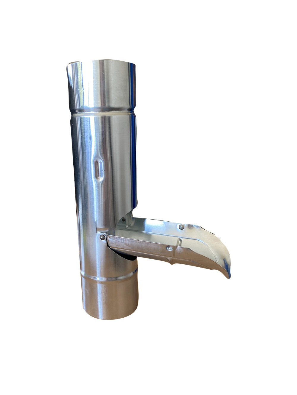 Connexion gouttière à clapet