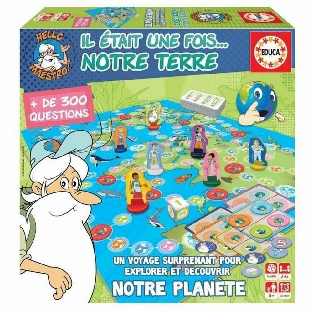 Jeu de société il était une fois ... Notre terre 300 questions