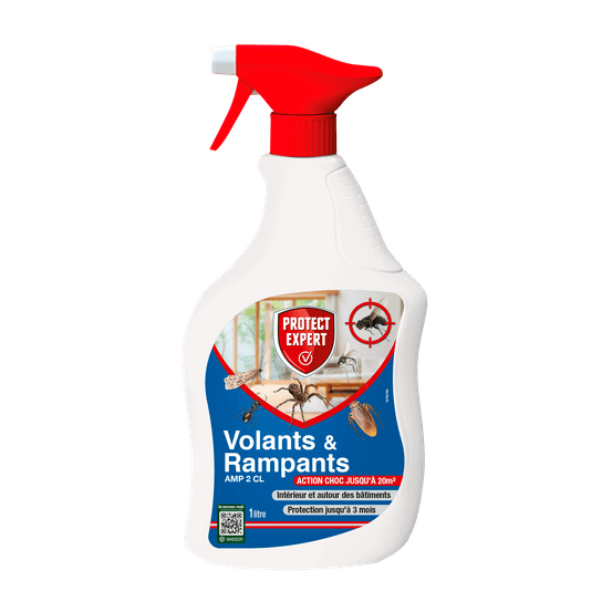 Protect expert anti insectes volants & rampants - 1l - prêt a l’emploi - moustiques - fourmis - puces