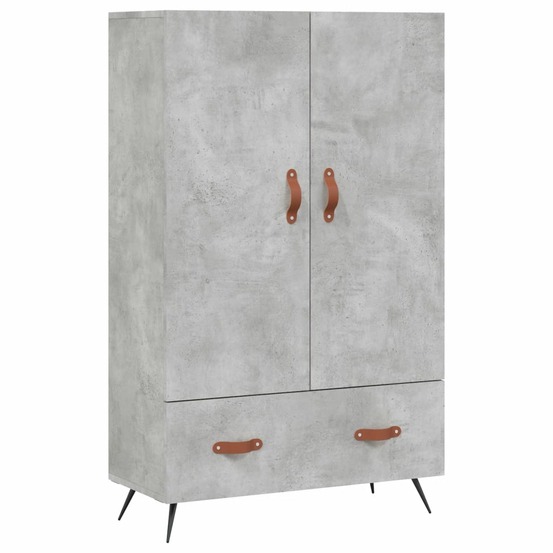 Buffet bahut commode armoire meuble de rangement organisateur cuisine salle de séjour salon haut 69,5 x 31 x 115 cm bois d'in