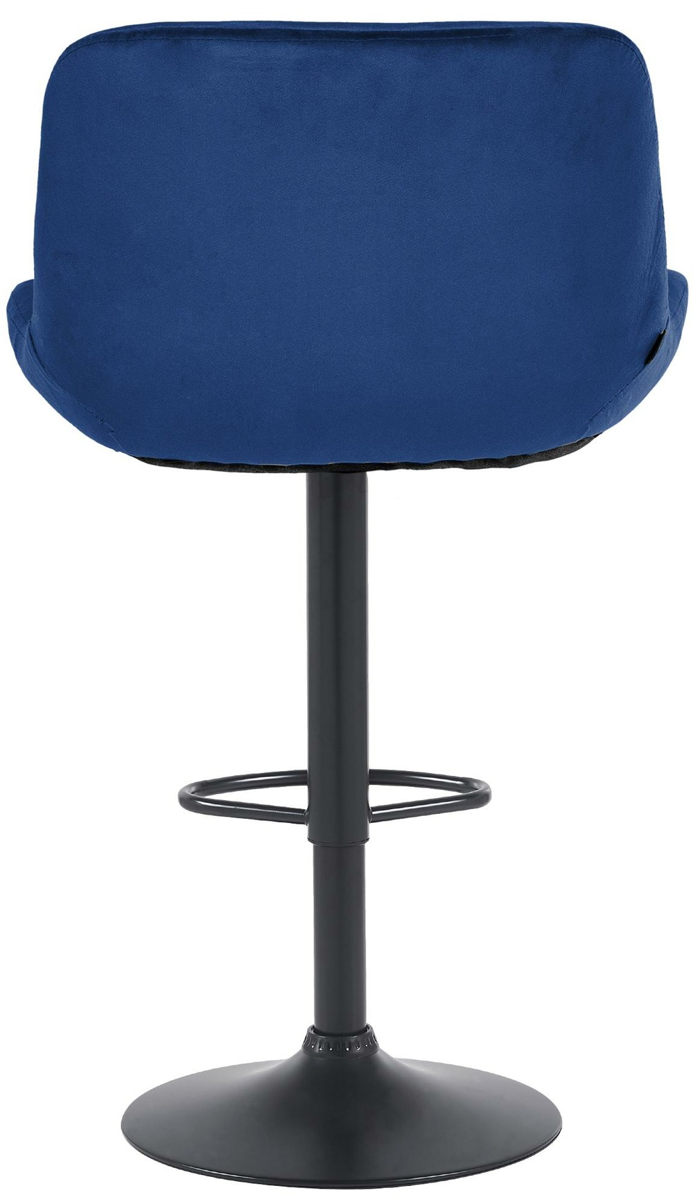 Lot de 2 tabourets de bar solon velours noir