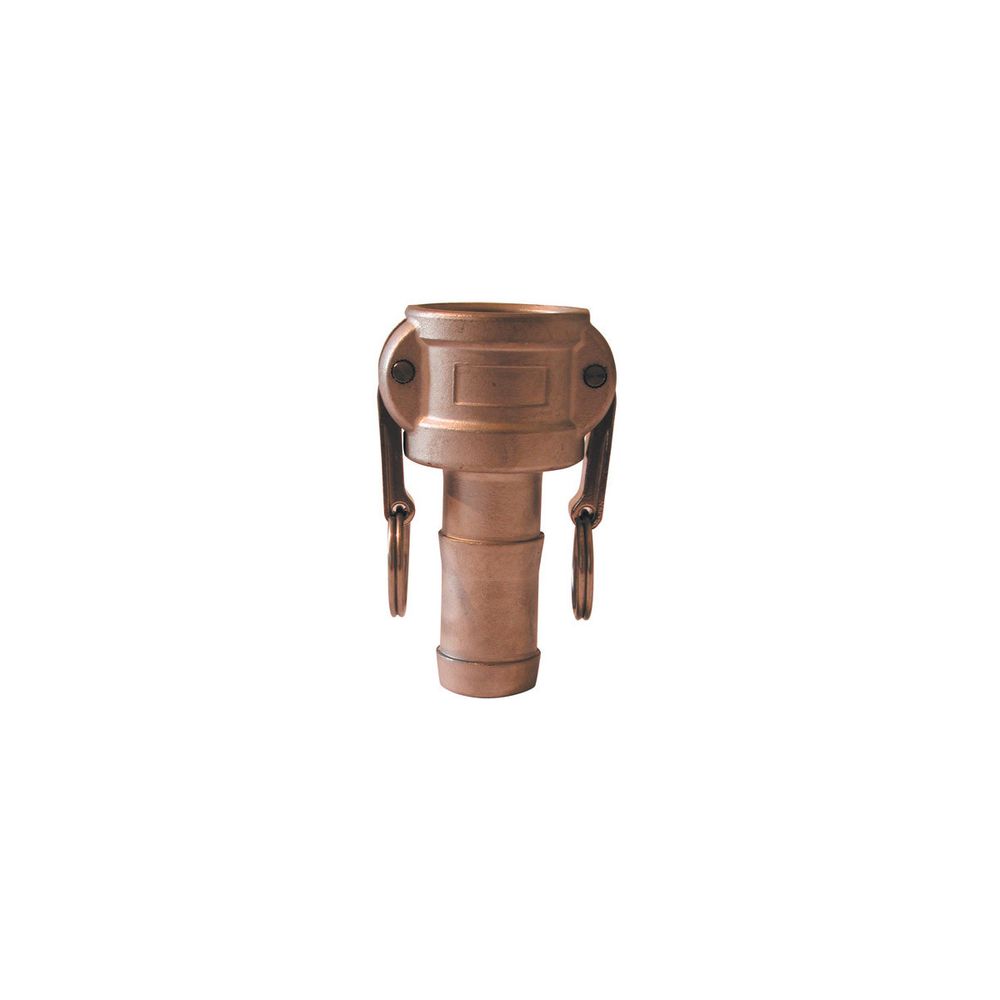 Raccord camlock femelle - embout cannelé en laiton - type c - ø a: 3'' | ø b: 75