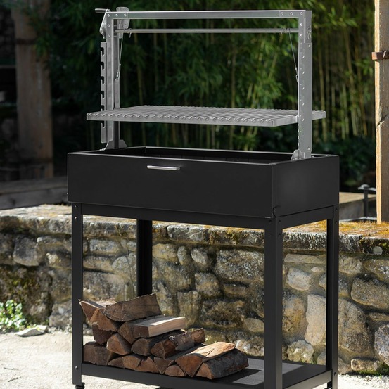 Barbecue argentin santa maria sur pieds mixte